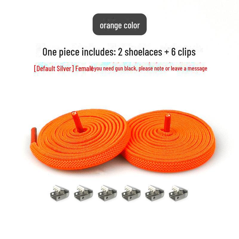 Snap Button Lazy Clip Shoelaces - Versatile for Kids, Adults, Men, Women - Black & White - Free Tie - Free Elastic