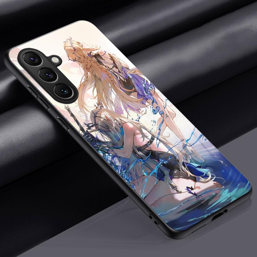 

Cartethyia cool game girl pattern Phone Case For Samsung Galaxy S25 S24 S23 S22 S21 S20 Plus Ultra Note20 Soft Black Samsung S22 Plus