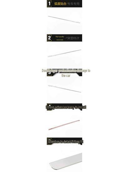 Cheetah CS10 Tailgate Trim & Rear Bumper Protector Sticker