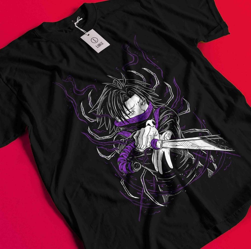 

Feitan T-shirt Hypland Hunter X Hunter Girt Portor Graphic Anime Shirt All Size BB1153 M