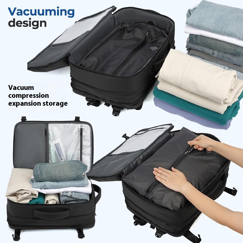 Men's Backpack Multifunctional Travel Bag Vacuum Compression Waterproof Business Travel New Computer Backpack Large Capacity