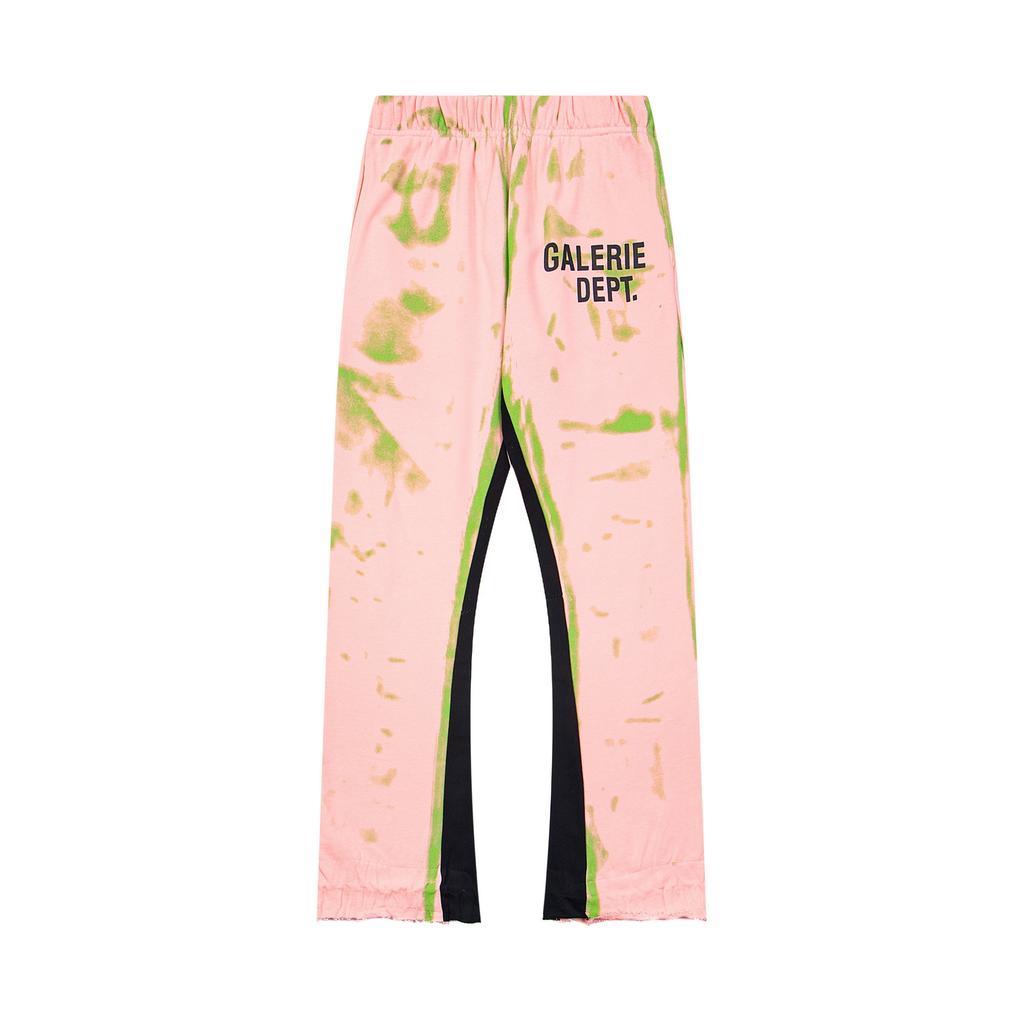 Cross-border Foreign Trade G D Splashing Ink Graffiti Casual Loose Trousers Splicing Couple Leggings Sweatpants Tide Men and Women the Same Style