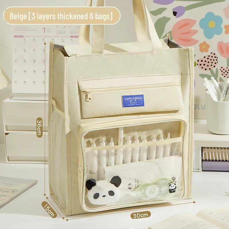 Ранец школьный из парусины для мальчиков и девочек начальной школы