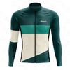 Autumn and Winter Men's and Women's Bicycle Clothes, Warm Fleece Long-sleeved Mountain Bike Cycling Clothes, Road Bicycles, Windproof Outside