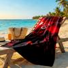 Galatasaray Beach Towel Super Soft & Absorbent Comfortable Lightweight Portable for Swimming,Beach,Camping, Travel, Beach Accessories,Gym
