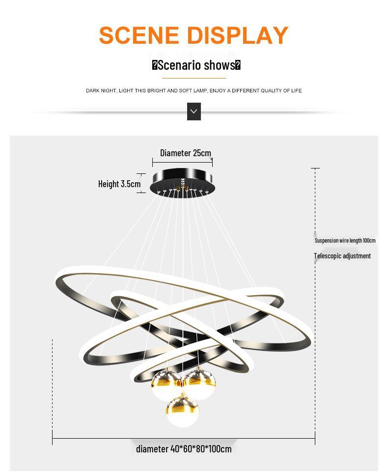 Modern Starry Sky Chandelier for Dining Room, Bedroom, or Bar Counter