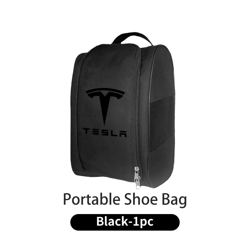 

Car Valve Shoe Storage Bag Sneakers Organizer Foldable Travel Accessories For Tesla Model 3 Model S Model X Model Y Roadster