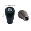 Land Cruiser Compatible Shift Knob MT for Toyota Vehicles Right Bottom R PU Leather Thread Diameter M12 Thread Pitch Gear Shift Lever 5-Speed 1.25mm