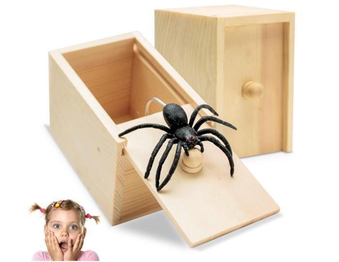 JEUX - JOUETS / IMAGINATION / POCHETTE SURPRISE 2PCS Boite Surprise Araignee,Boîte Araignée Boîte d'araignée Spider Box Fausses