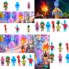 Crazy Element City Sammelfiguren-Set mit 6 PVC-Anime-Modellen