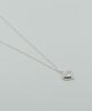 Alleun Silver 925 Heart Pendant Layered Chain Necklace