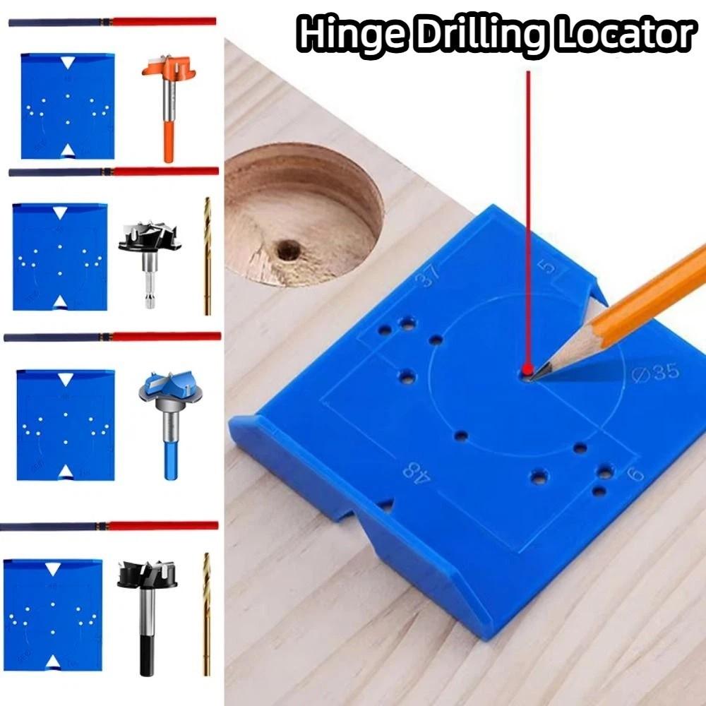 3/4Pcs Manual Operation Hinge Positioning Tool Cabinet Door Hinge Jig 35mm Cabinet Hinges