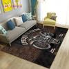 3D Retro Vintage Motorcycle Area Rug Large,Carpet Rug for Living Room Bedroom Sofa Decoration,Doormat Kitchen Non-slip Floor Mat