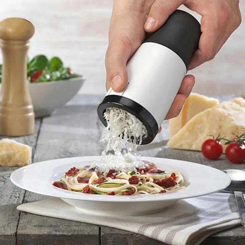 2 In 1 Stainless Steel Manual Rotary Cheese and Chocolate Grater Cheese Grater Handheld Grater Cheese Grater