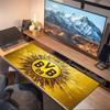 Borussia Dortmund2 Druck Kissen Rutschfest Laptop Tablet Großes Mauspadd XXL Matte Mini-PC Spielmatte Mit Verriegeltem Rand