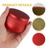 12Pcs Tea Storage Can Multi-Purpose Tinplate Jars Candy Jar Sealed Container for Snacks Travel Home Kitchen Decoration Display