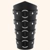 Men Black Gauntlet Bracer Gauntlet Cosplay Bracer Wristband for Parties