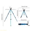 A1A2 Height Adjustable Folding Fishing Rod Tripod Bracket Universal Fishing Rod Rest Tripod Stand Fishing Accessory Portable