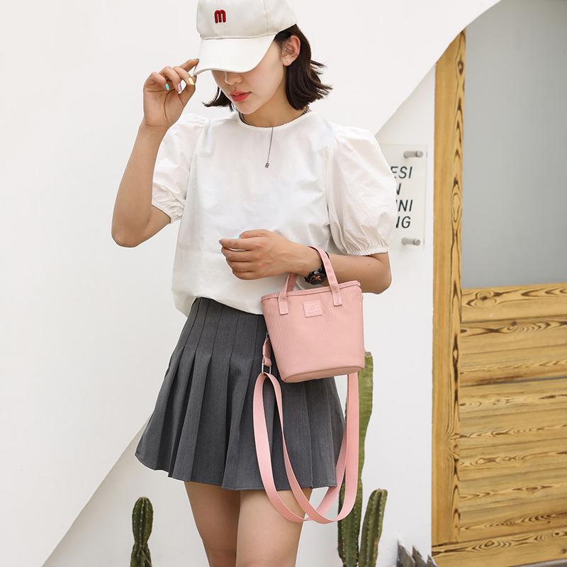 Crossbody Bag Women's Fashion Trend Shoulder Bag Street Cool Versatile Bucket Bag Commuter Waterproof Mobile Phone Bag Handbag