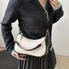Yogodlns Stylish Luxury Design PU Leather Hobo Shoulder Bag Women Cherry Pendant Small Crossbody Bag For Daily Use Tote Bag