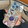 Aircraft Route Design Phone Case For Iphone 17 17E 16E 13 Plus 15 Pro Max 14 16 11 12 Reinforced Corner Anti-Drop Shell Coque