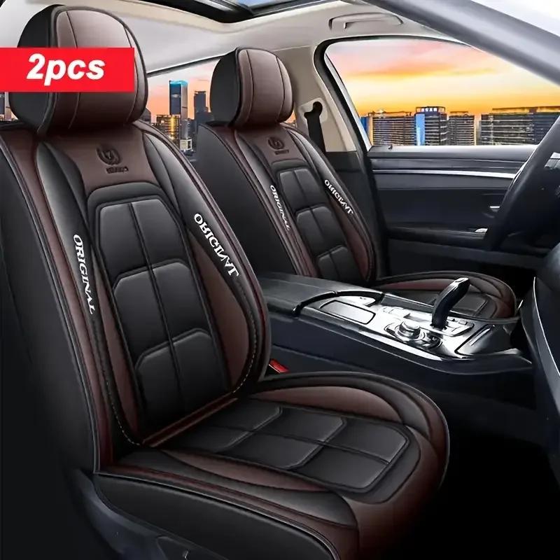 

All inclusive seat cover, full leather car seat cushion, single seat driver and passenger seat cover, all season universal pad