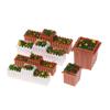 1:12 Puppenhaus Miniatur Blumen Garten Blumenbeet Blumentopf Topfpflanze Modell