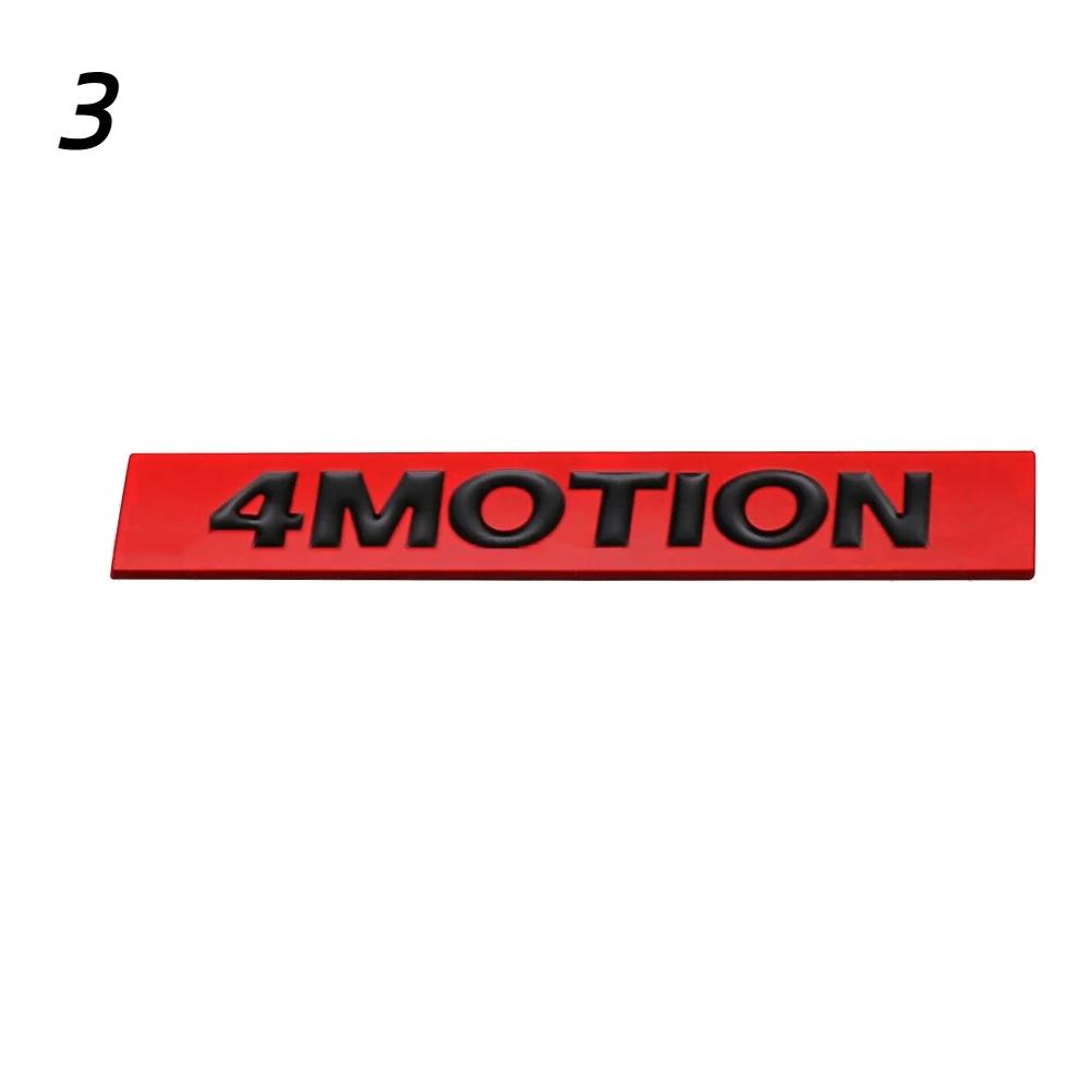 3D Metal 4MOTION Rear Trunk Boot Emblem Badge Sticker Decals Accessories