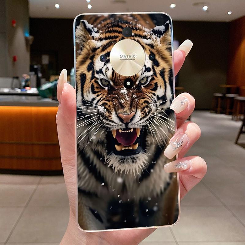 Casing For Honor X9b X9a Magic 6 5 Lite 5G Luxury Dragon Cute Cool Boys Girls Transparent Soft silicone Back Cover Phone Case