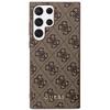 Case for Samsung Galaxy S23 Ultra Guess Metal Gold Logo Brown