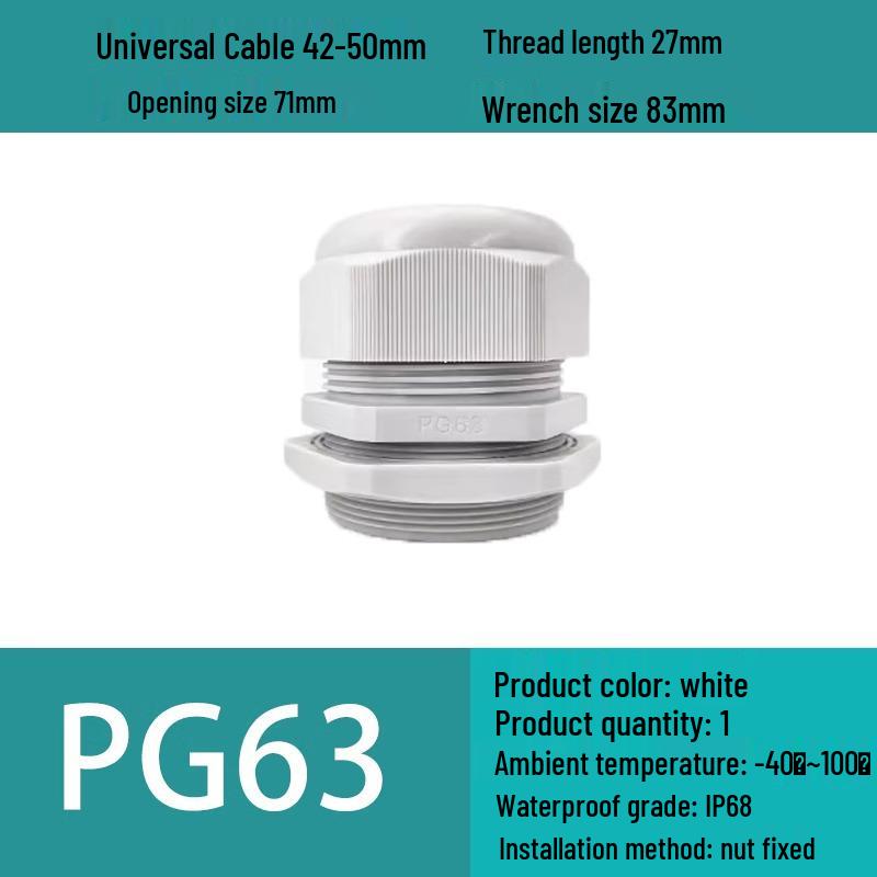 M Series Waterproof Nylon Cable Gland Connector