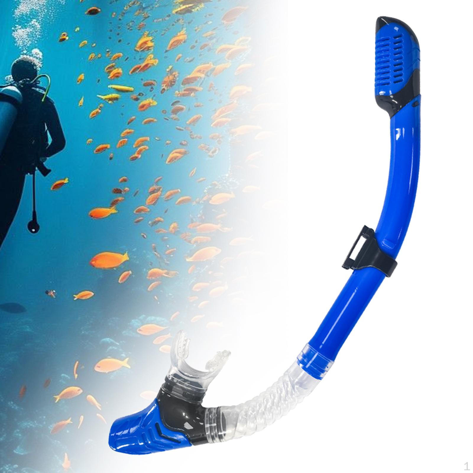 

Сухой сноркель для дайвинга, сноркелинга, фридайвинга, трубка для плавания, скубы, сноркелинга для открытой воды синий