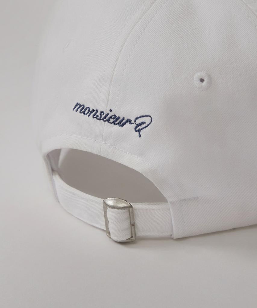 Kyuseu Lowercase Logo Ball Cap - White/Navy