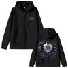 Ado World Tour Hibana Zipper Hoodie Men Women Fashion Japanese Cartoon Manga Style Zip Up Jacket Unisex Casual Sweatshirt