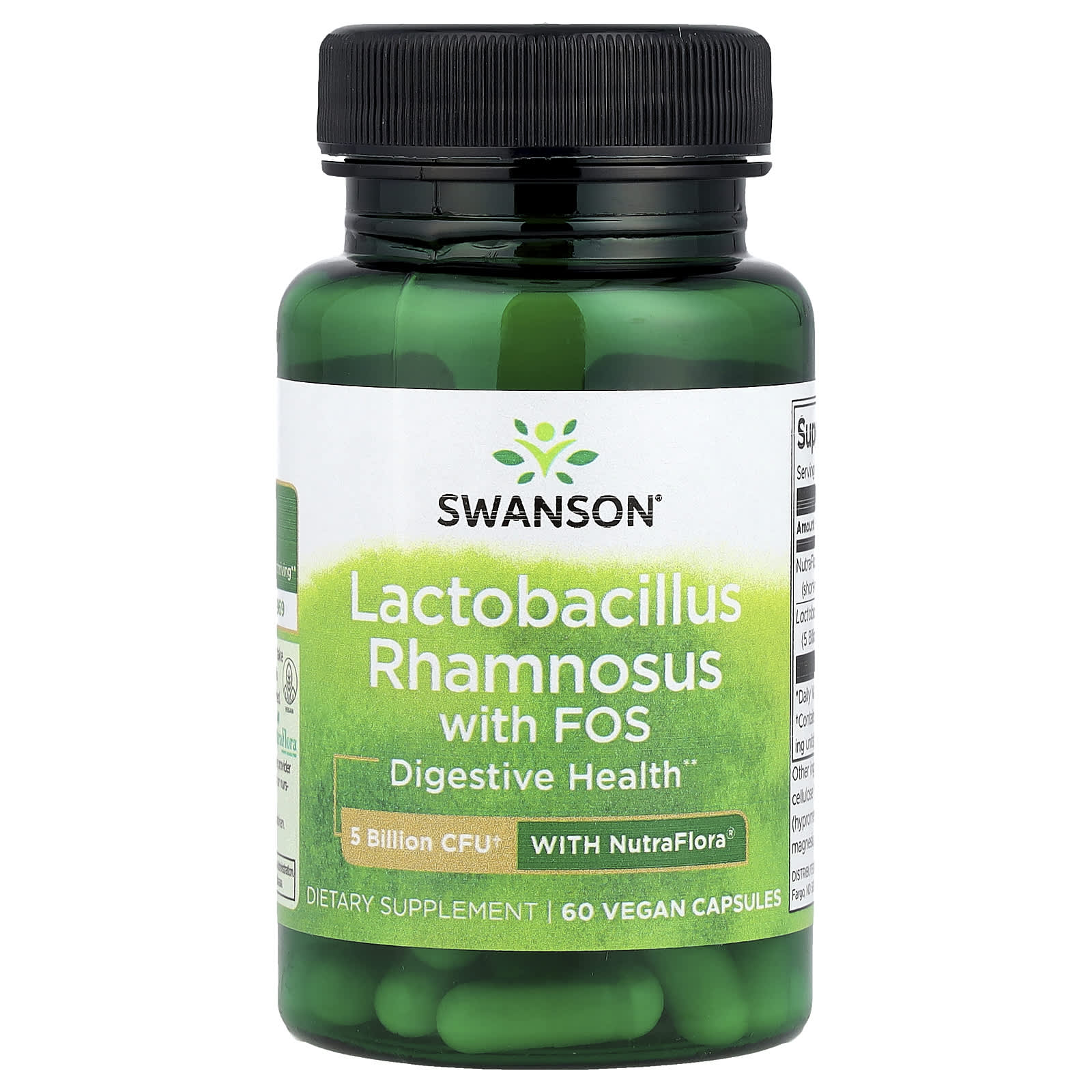 

Lactobacillus Rhamnosus with Fos, Vegan Capsules 60