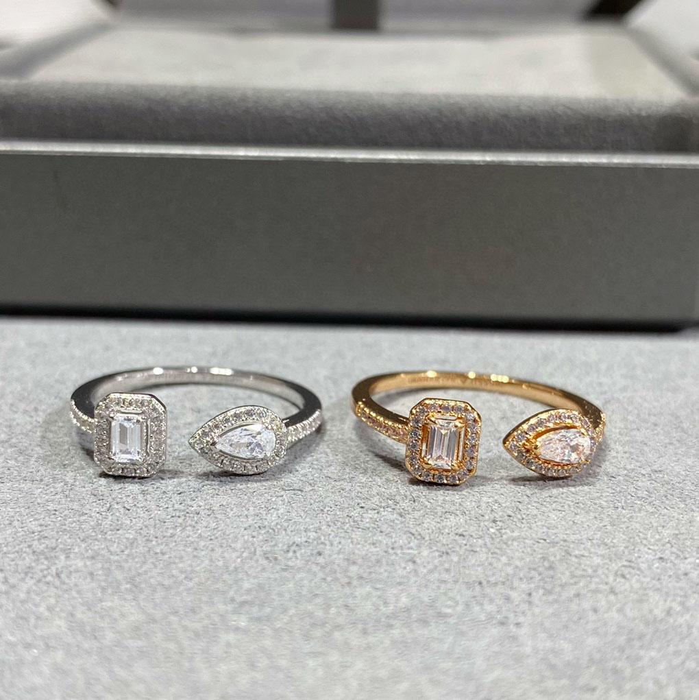 2023 Popular Brand Vintage Women's Rings Luxury Jewelry for Women Designer Rings Fine Quality Fashion Classic Diamond Rings