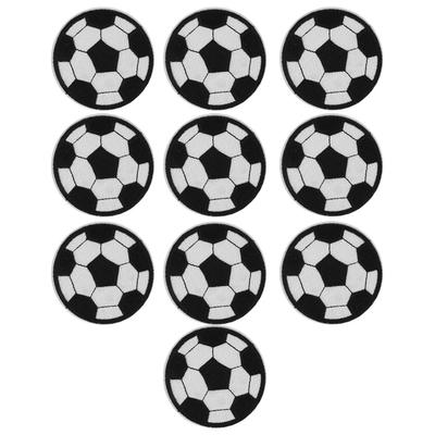 10Pz Toppe Ricamate Pallone da Calcio Zaino Abbigliamento Accessori Toppa Adesivo Distintivo