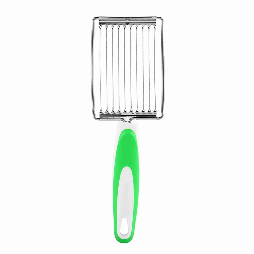 Serrated Slicing Tomato Slicers Comfortable Handle Fruit Cutter Soft Food Cutting Tool Boiled Egg