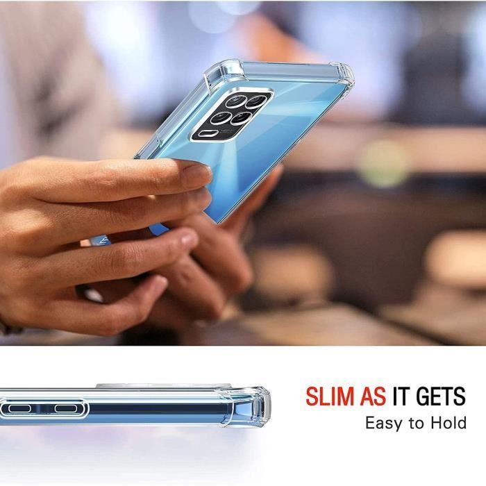 Protective Case - Realme - 8 - Shockproof - Soft Silicone - Transparent