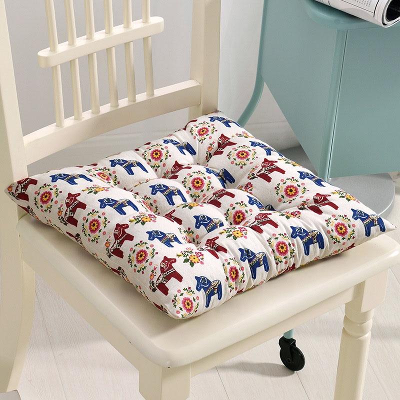 Stylish And Cozy Chair Cushion Pad With Tie-up For Living Room And Bedroom