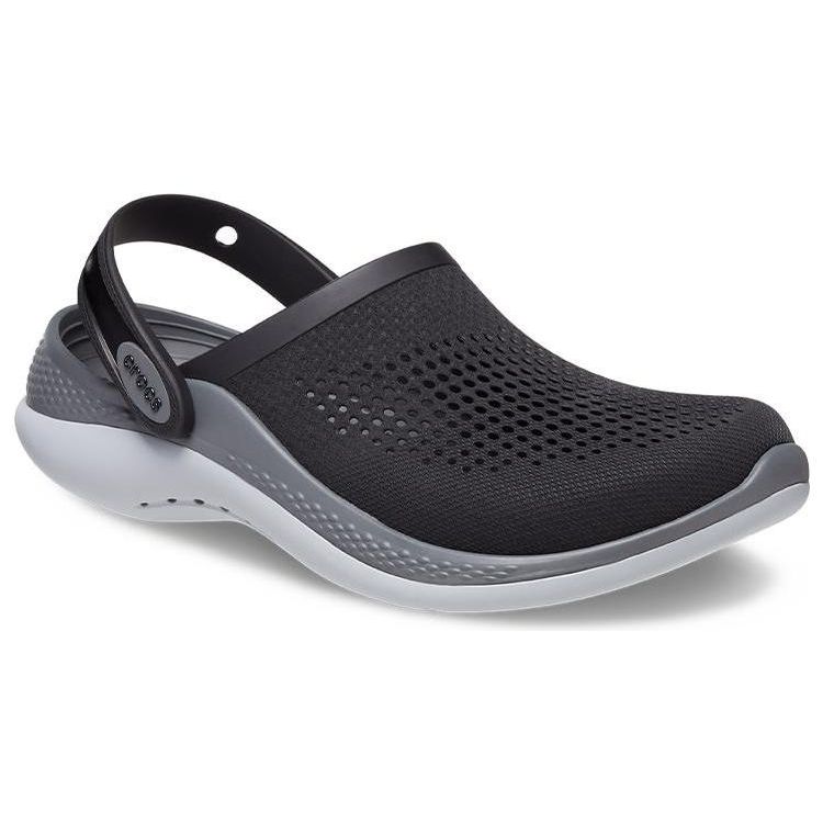 Crocs Literide Comfortable Versatile Clogs Men Footwear Black Gray 207021-0DD