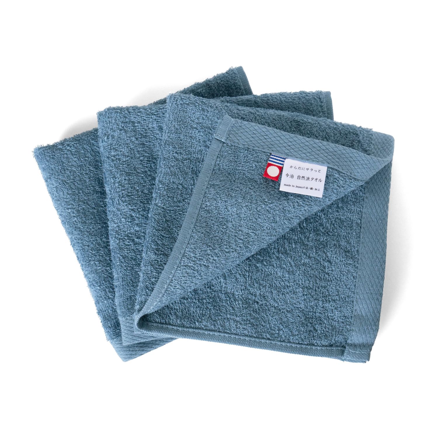 

oruTa Imabari Hand Natural Towels for Face Wiping and Made in Indoor Cotton Towels, 3-Pack, Washing, Japan, Thin, Absorbent, Quick-Drying, Drying,