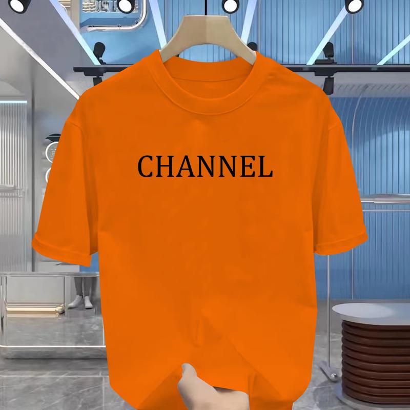 Summer high quality printed T-shirt men luxury brand  quality top quality loose top selling family men and women T-shirts