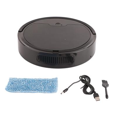 Sweeping Robot Intelligent Household Mini Robotic Vacuum Cleaner with APP Control Black