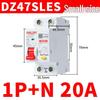 Delixi 220V Miniature Air Switch Circuit Breaker 2P with Leakage Protection, 1P+N, 3P, 4P.