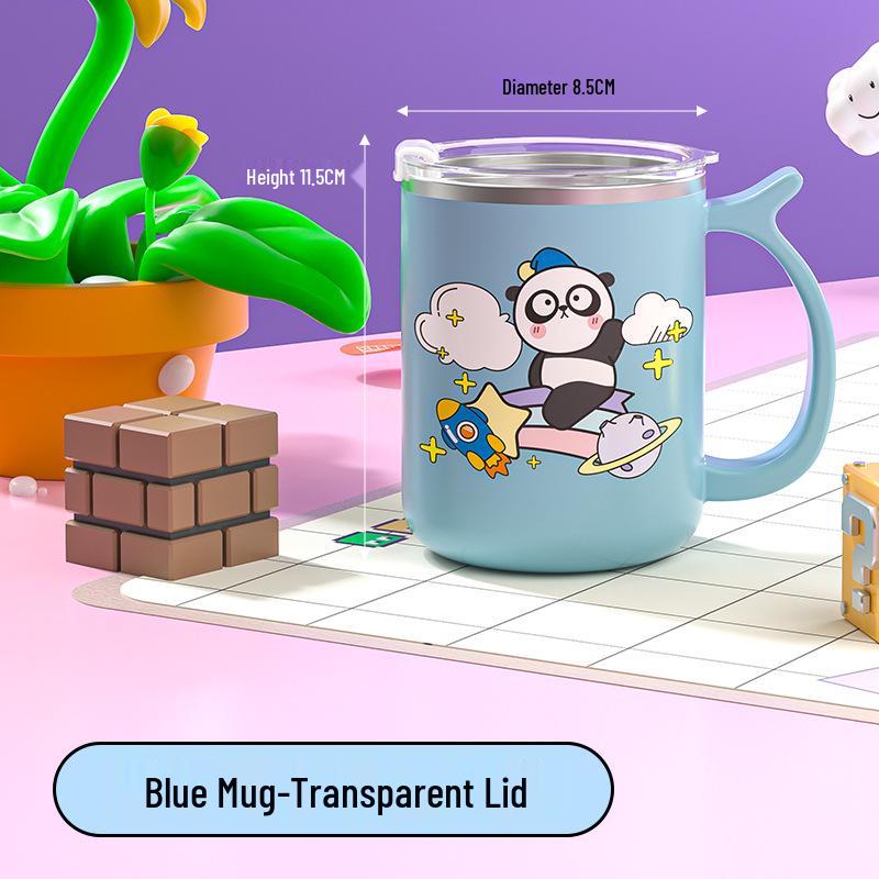 Beerus Double-Layer Insulated Mug with Lid and Tea Infuser - Leak and Dust Proof Office Cup