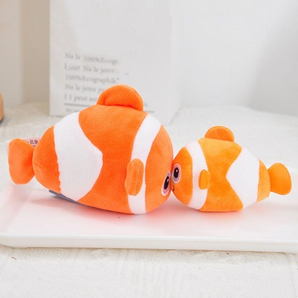 Parent-child Dolphin Shark Doll Simulation Pull String Plush Sea Animal Plush Toy  Children Student