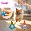 Hund Plüsch Quietschspielzeug Haustier Katze Hund Interaktives Beißspielzeug Tiere Bissfest Interaktives Haustier Hund Zähne Reinigung Kauspielzeug