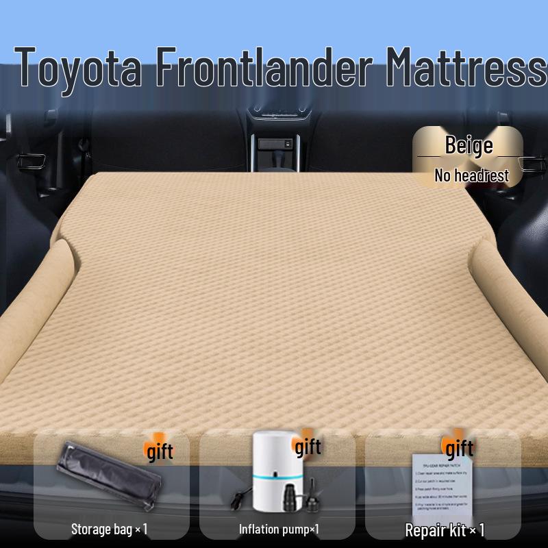 25 Toyota Highlander Car Bed: Inflatable Rear Seat Mattress and Trunk Cushion