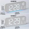 Wood Grain Digital Alarm Clock Multi-functional LED Alarm Clock Desk Clock  Office Use